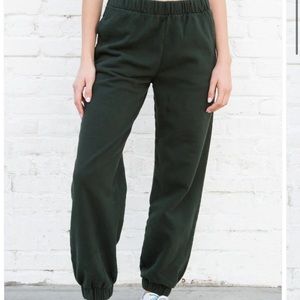 Forest green Brandy Melville Rosa sweatpants